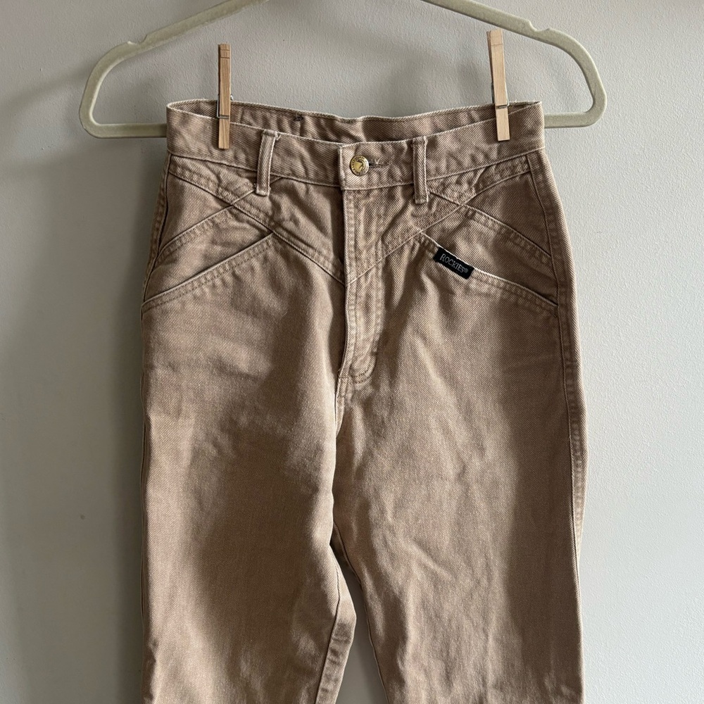 Vintage Brown Rockies Bareback Jeans